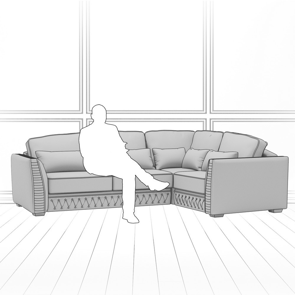 Диван Nobile (с механизмом) DNo-VR-180-K03-Ka-B18