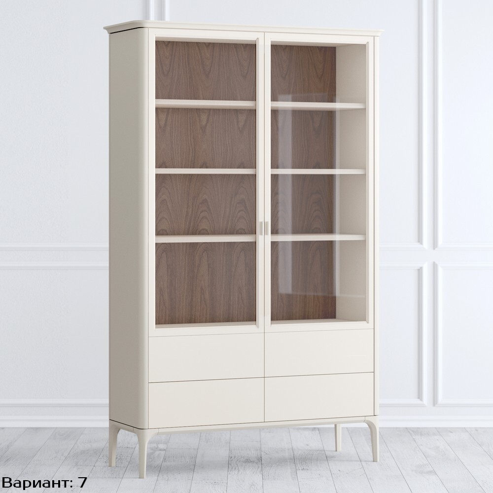 Шкаф книжный 4 ящика Pr022CT-bosco