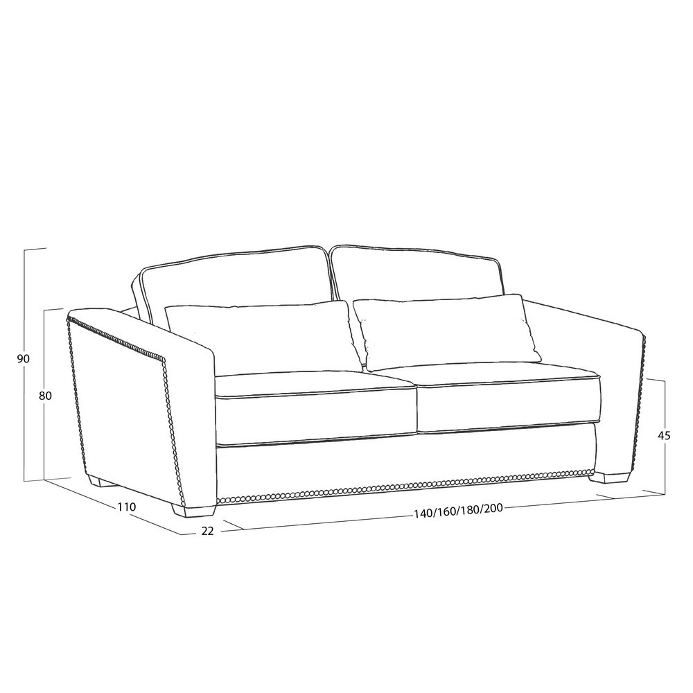 Диван Esten (с механизмом) DEs-I-180-K03-B-0387