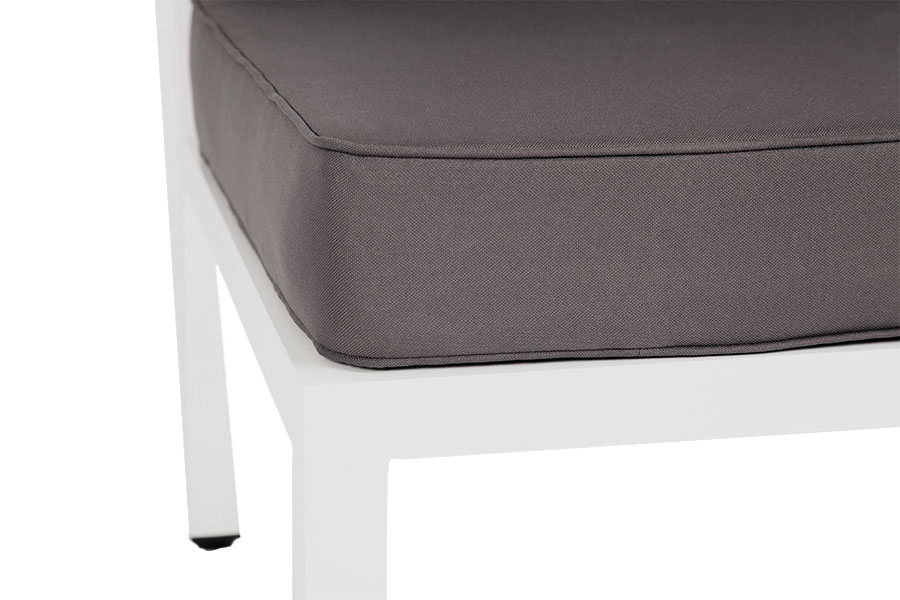 "Глорианте" модуль диванный центральный, каркас из алюминия