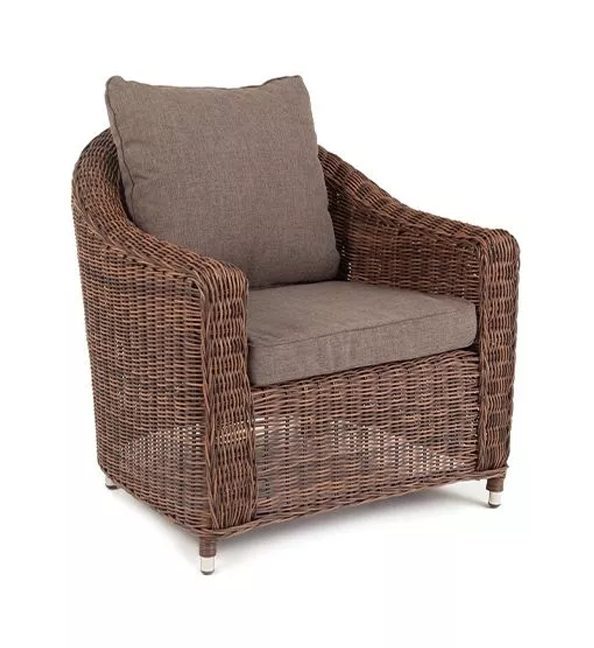 "Копаннини" кресло из искусственного ротанга, цвет коричневый