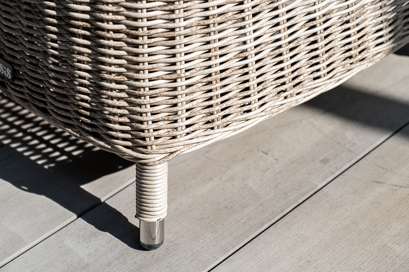 "Равенс" плетеное кресло из искусственного ротанга, цвет бежевый