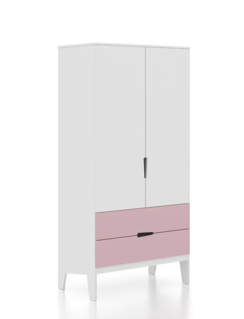 Шкаф из дерева белый Fiora НИК 10 б/р