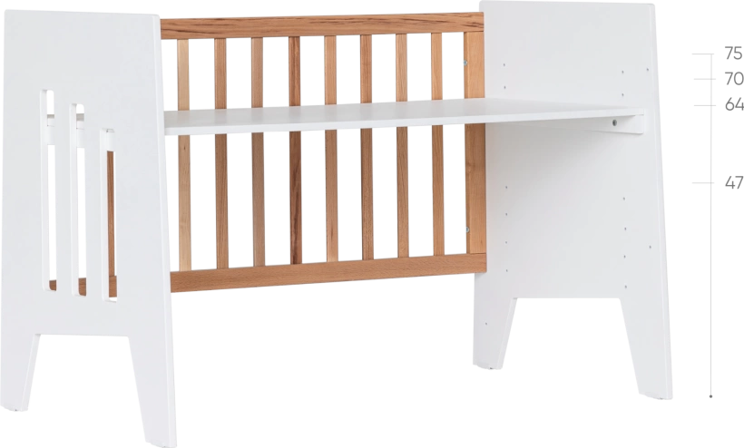 Кроватка-стол Mia НИК 6 б/р