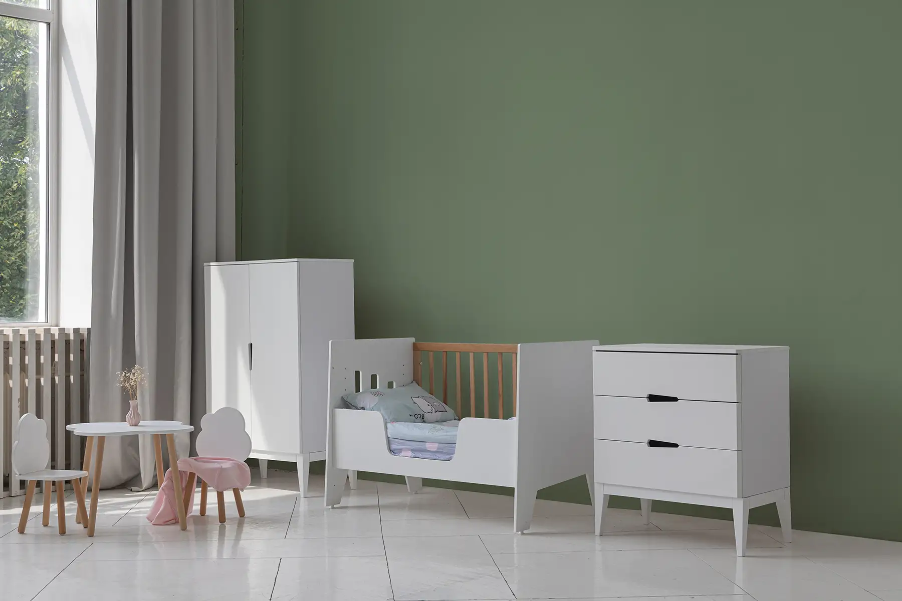 Кроватка-стол Mia НИК 6 б/д