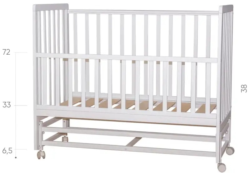 Кроватка-маятник Albero НИК 2д