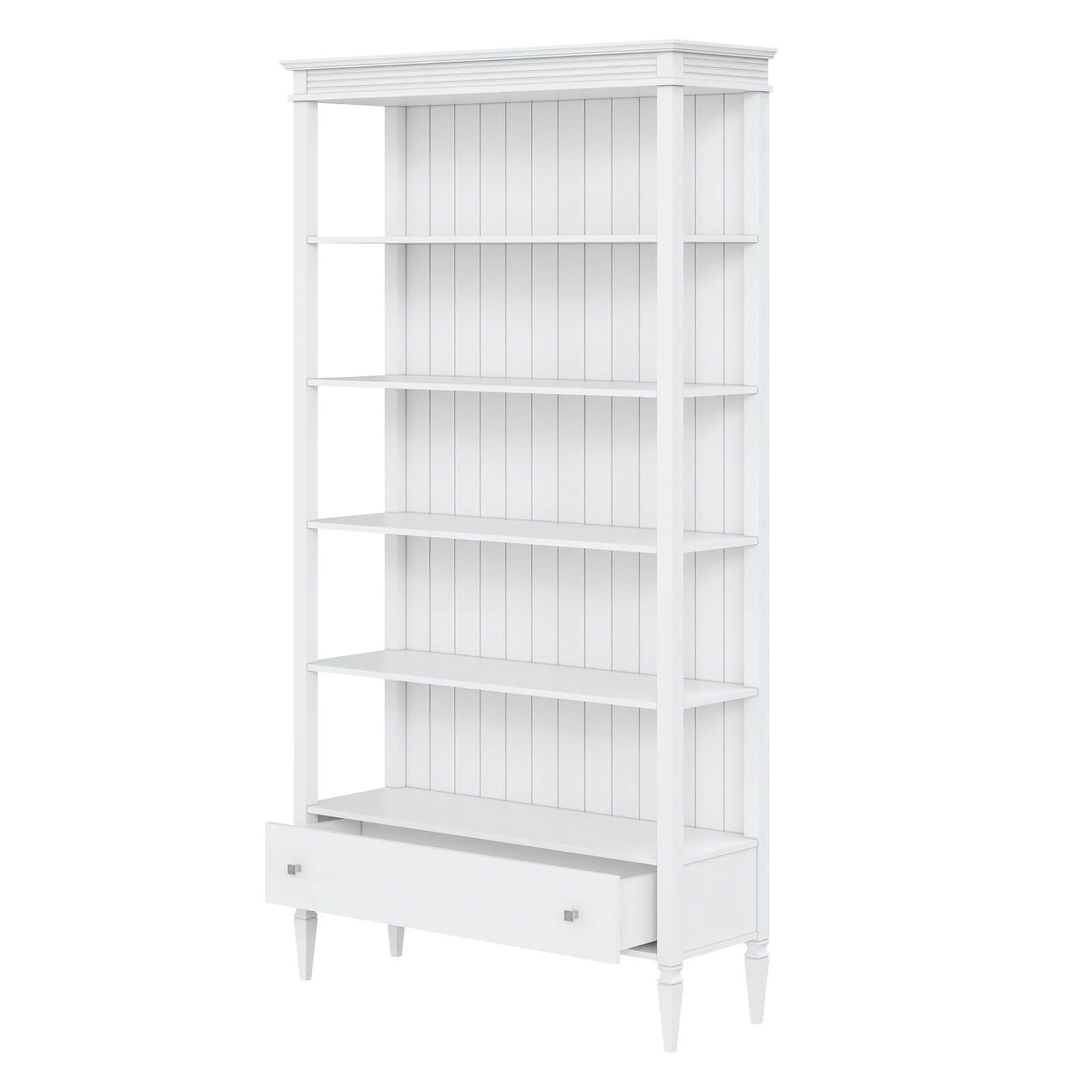 Шкаф книжный «Ольса» 201 (белый лак)