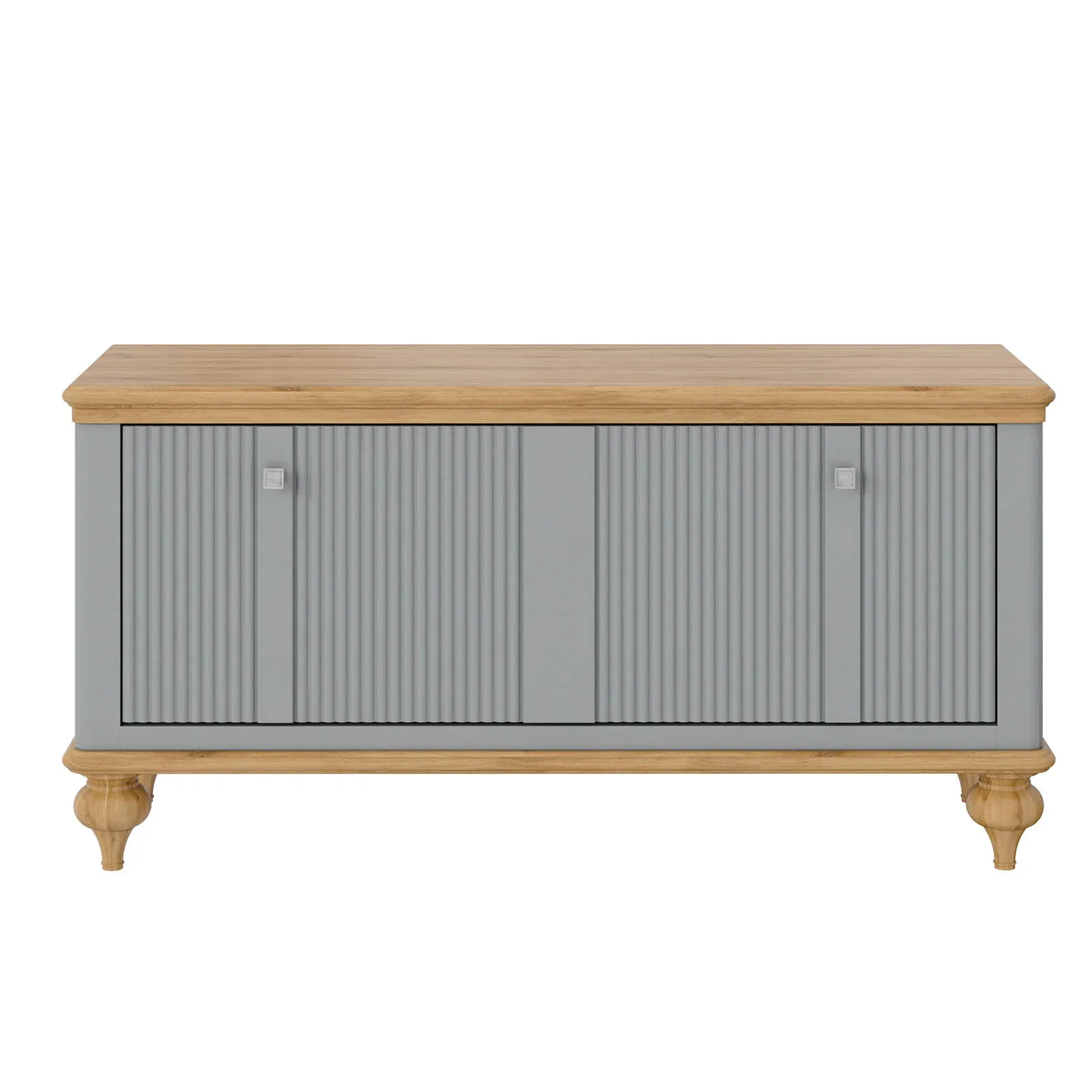 Тумба под обувь «Рандеву» 10 (серый 7042/антик 24)