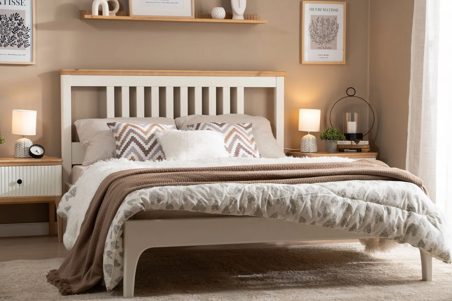 Кровать деревянная Грета №22 1400х2000