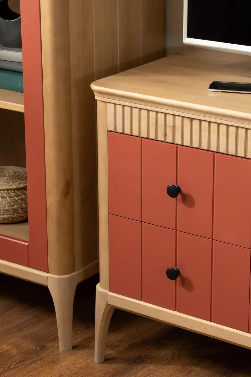 Тумба ТВ массив сосны Грета №4-140