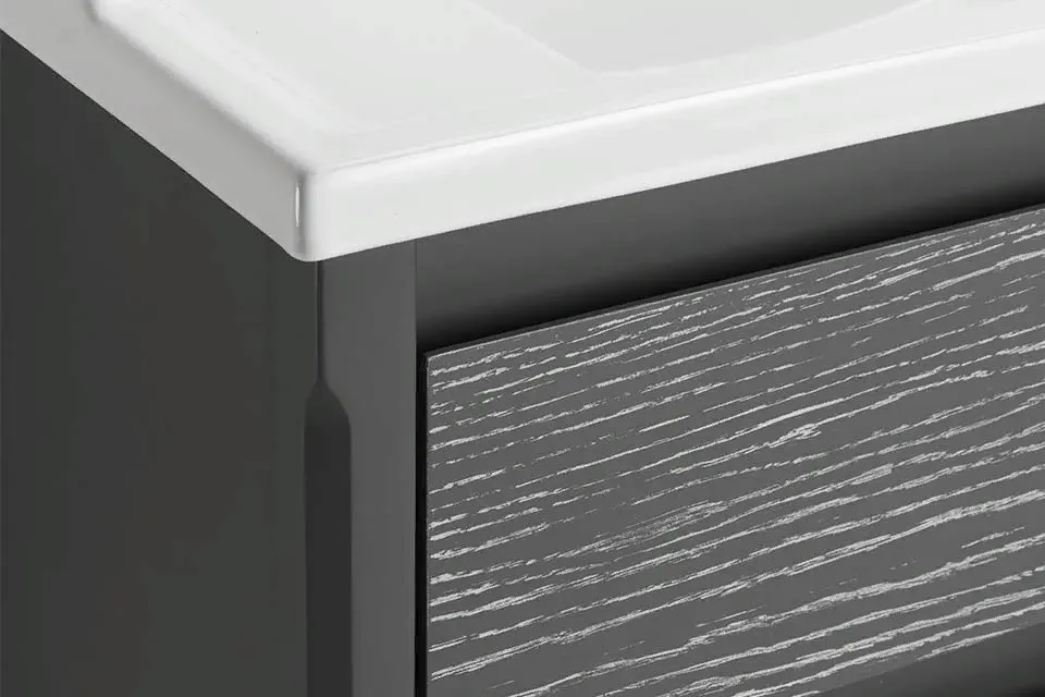 Тумба Лорена 80 Grigio подвесная